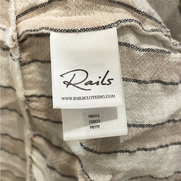 Rails Top Mira in Costa Stripe Lightweight Tank Blouse Size M - Picture 6 of 7